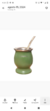 Mate CHUNA Atenea verde acero inoxidable - comprar online