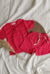 Conjunto de lino bebé rojo