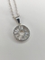 Conjunto Acero Blanco Argolla con cubic - comprar online