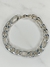 Pulsera Acero Blanco Figaro en internet