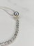 Pulsera Acero Blanco Doble con Cubic - comprar online
