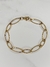 Pulsera Acero Dorado eslabones - comprar online