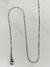 Cadena Acero Blanco Cola de Rata Fina - comprar online