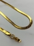 Cadena Acero Quirurgico Dorado Reptil