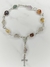 Pulsera Denario Acero Blanco con Piedras Naturales - comprar online