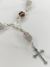 Pulsera Denario Acero Blanco con Piedras Naturales