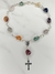 Pulsera Denario Acero Blanco con Piedras Naturales - comprar online