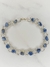 Pulsera Acero Blanco con Piedras Naturales - comprar online