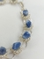Pulsera Acero Blanco con Piedras Naturales