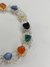 Pulsera Acero Blanco con Piedras Naturales