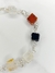 Pulsera Acero Blanco con Piedras Naturales
