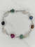 Pulsera Acero Blanco con Piedras Naturales - comprar online