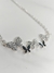 Conjunto Acero Blanco Mariposas con micropavé - comprar online