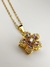 Conjunto Acero Dorado Antiestres