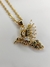Conjunto Acero Dorado Ave fenix