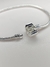 Pulsera Charm Acero Blanco Clasico