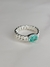 Anillo Plata 925 Verde agua - comprar online
