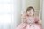 Vestido Melissa Poá Rosa | Vestido em Renda Renascença - Ateliê Zeuda Rebouças 