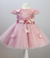 Vestido Talita Borboletas Rosa Seco | Vestido em Renda Renascença
