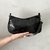 Cartera Baguette Negra Charol