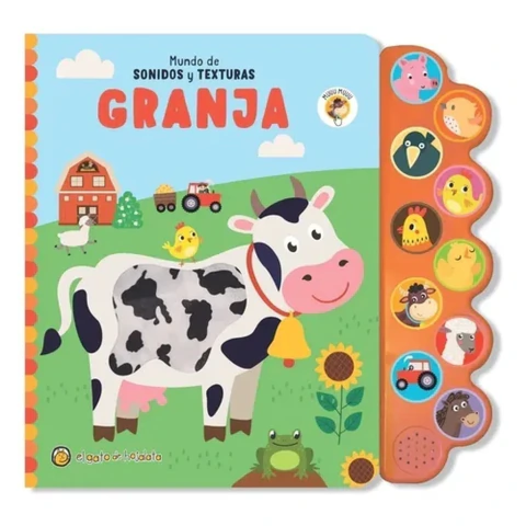 LIBRO MUNDO DE SONIDOS Y TEXTURAS - GRANJA