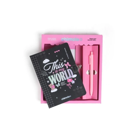 DIARIO INTIMO SECRETS DREAM BLACK 112 HOJAS - CHIMOLA ST93