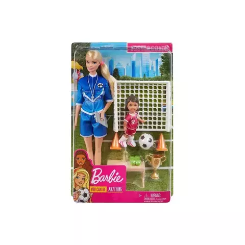 BARBIE SET ENTRENADOR DE FUTBOL