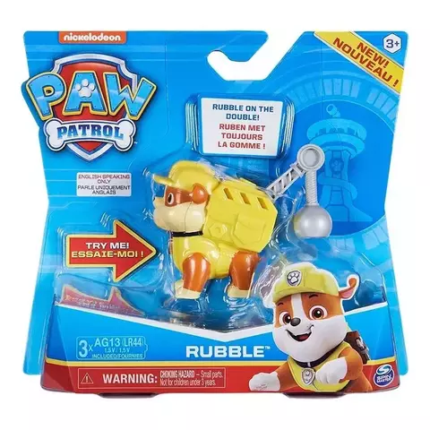PAW PATROL FIGURA CON FRACES EN INGLES 16600