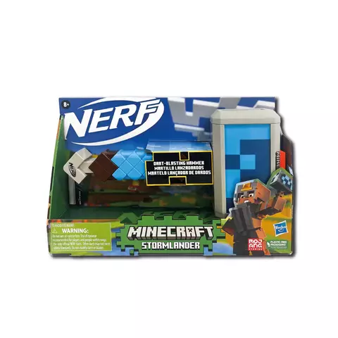 PISTOLA NERF - MINECRAFT STORMLANDER