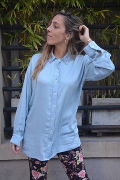 Camisa Amapola (celeste) - tienda online