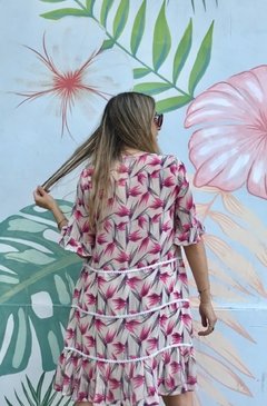 Vestido Gaia (floreado rosa) - tienda online