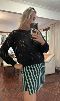 Sweater Málaga tejido - Candela Ibarra