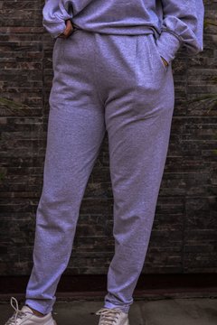 Jogger Comfy gris (melange) - Candela Ibarra