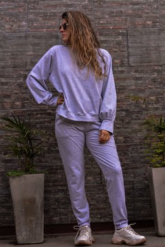 Jogger Comfy gris (melange) - Candela Ibarra