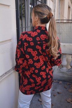 Camisa Amapola (floreada flor roja) - comprar online