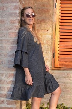 Vestido Ferona corto (manga campana) - comprar online