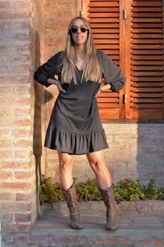 Vestido Ferona corto (manga balloon) - tienda online