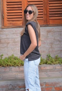 Musculosa Vera (morley con lino) - tienda online