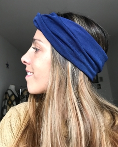 Turbante azul noche en internet