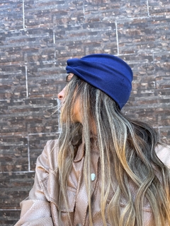 Turbante azul noche