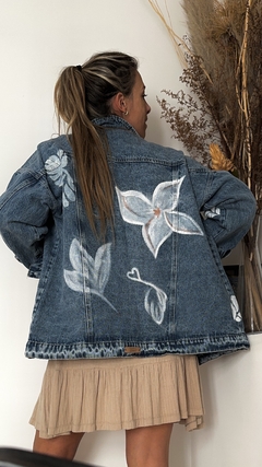 Campera FLOWER (Pintada a mano)