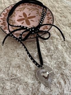 Collar HEART shine plateado en internet