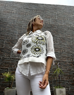 Musculosa Girasol tejida - comprar online