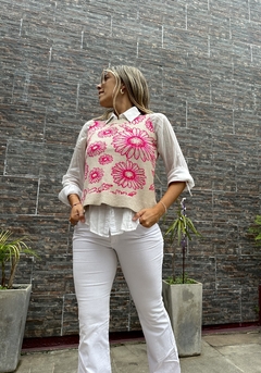 Musculosa Girasol tejida