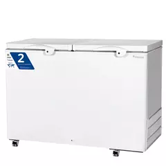 Freezer Horizontal 2 Tampas Fricon Dupla Ação 411 Litros HCED411 Branco - 220V