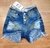 Shorts Jeans Feminino 23 Graus Botão