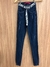 Calça Sal e Pimenta Jeans Com Cinto - Escuro