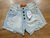 Short Feminino Jeans Claro Italos Bela
