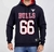 BLUSA MOLETOM NBA CHICAGO BULLS 66 - PRETO