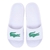 Chinelo Slide Lacoste Croco Masculino - Branco+